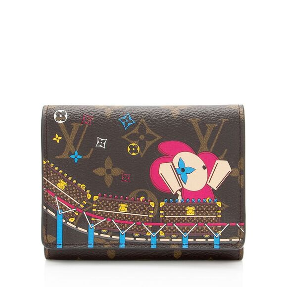 Louis Vuitton Limited Edition Monogram Canvas Vivienne Roller Victorine Wallet